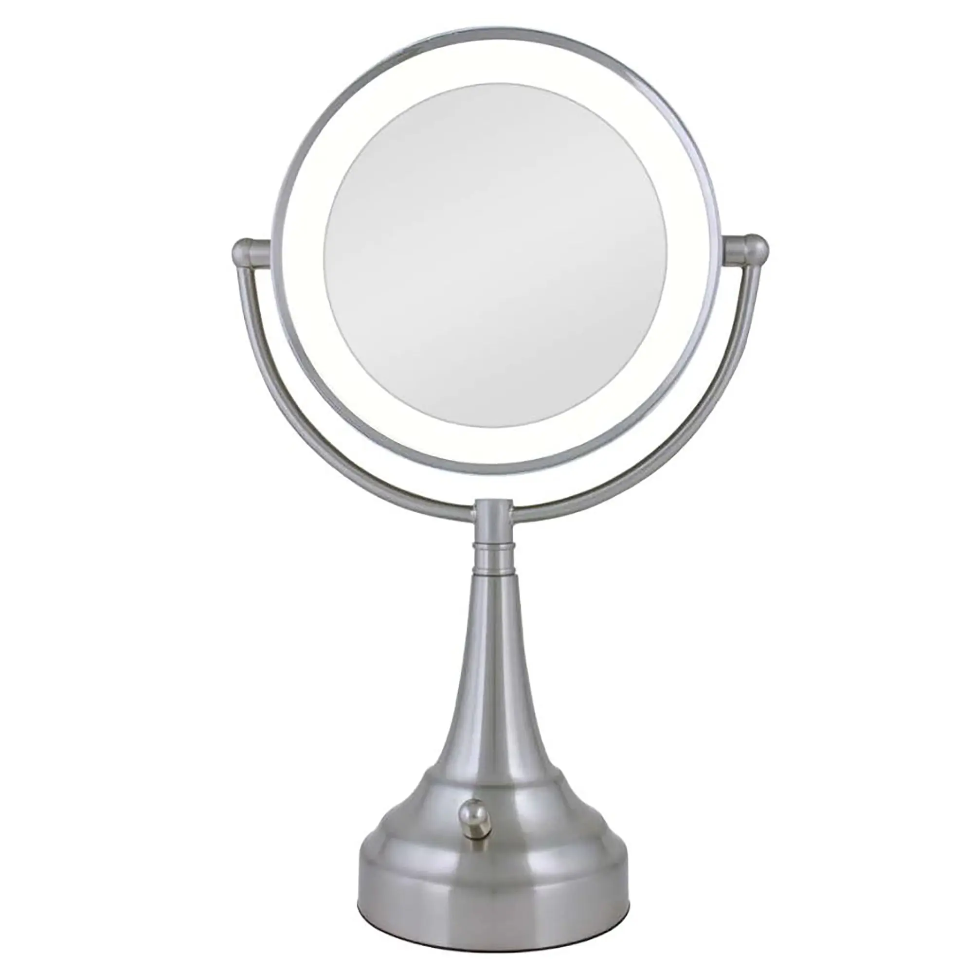 Zadro 11" Round LED Cordless Dual-Sided Mirror 10X/1X LEDSV410 - Basic Vanity Reflection Decor Glass Zadro 11" Round LED Cordless Dual-Sided Mirror 10X/1X LEDSV410 - Basic Vanity Reflection Decor Glass