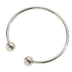 Open Ball End Cuff Bracelet