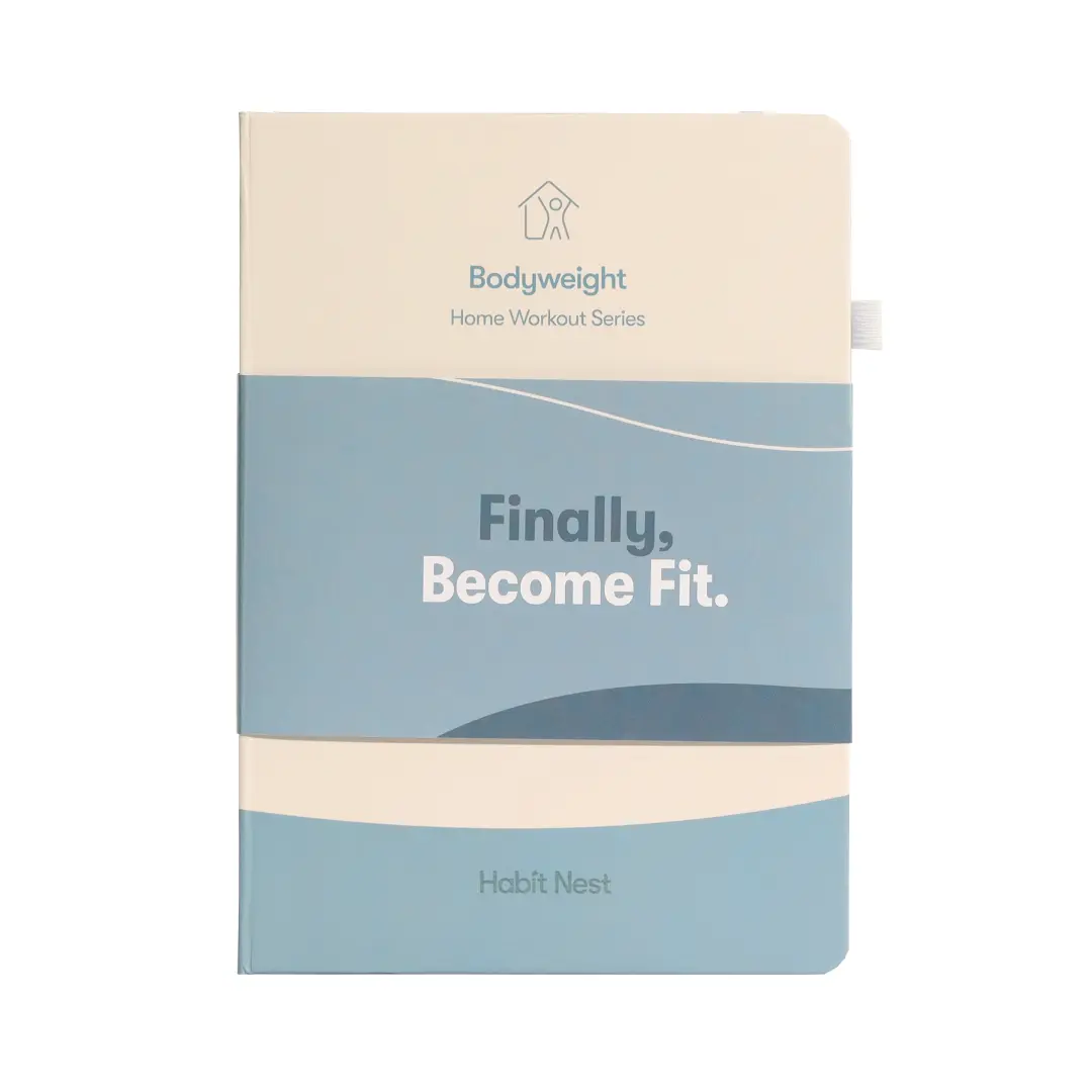 Bodyweight Transformation Journal – 65-Day Guided Home Workout Plan with Daily Tips, Progress Tracking, and Habit Support for Consistency