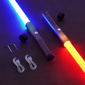 VEVOR Lightsaber 12 RGB Colors 4 Sounds Rechargeable FX Dueling Light Saber