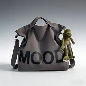 This waterproof oversized hobo tote has large capacity for daily essentials, soft and lightweight for all-day comfort. The cute frog charm adds a fun aesthetic touch, great for school, work, travel, shopping and daily outings. Stylish and practical! tikto