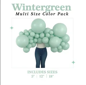 Winter Green Balloon Pack with Optional Add-Ons