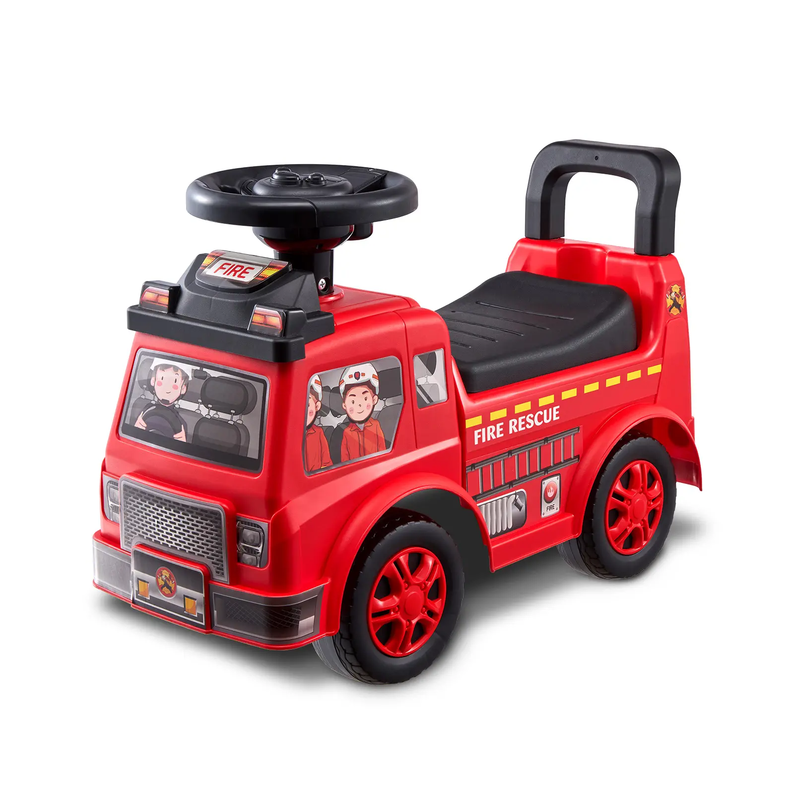 【summerfinds】VEVOR Ride On Push Car for Toddlers, Ages 1-3, Ride Racer, Sit to Stand Toddler Ride On Toy, Classic Kids Ride On Car with Music Steering Wheel & Under Seat Storage, Ride On Toy for Boys Girls, Red
