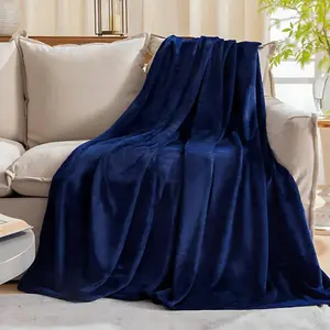 Luxury Flannel Blanket, Multiple Colors Available, Soft & Cozy Throw for Home Decor, Ideal Gift for Family & Friends, Lightweight Cozy Blanket