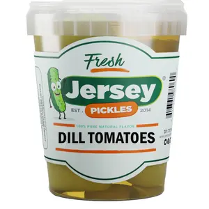 Jersey Pickles - Dill Pickled Tomatoes - Instant Food - Delicious - Natural Flavors