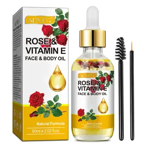 Aliver Rose & Vitamin E Face & Body Oil for Skin Care