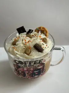 Vela Latte Coffee Cream Scented Candles Home Decor