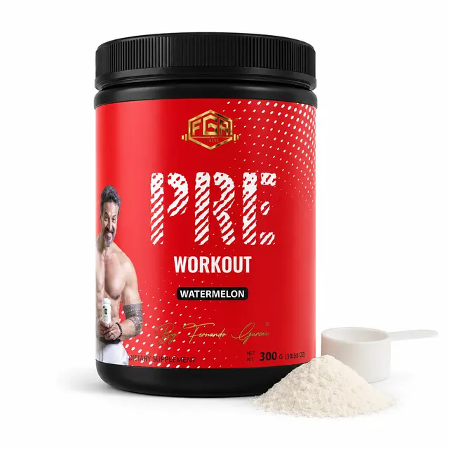 FGAFITNESS Watermelon Pre Workout Powder with Creatine, Beta Alanine, AAKG, Magnesium, Vitamin, Sodium - Dietary Supplement for Adults - Boosts Energy, Pump, Endurance, Minerals
