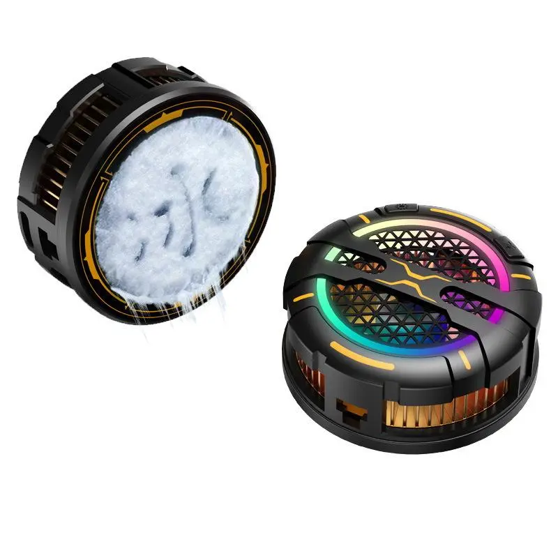 New Style Cooling Device for Mobile Phones, Phone Cooling Fan, Cellphone Cooling Fan, Phone Cooler, With Clip, Dual Purpose Design, RGB Colorful Lights, Perfect for Gaming and Live Streaming