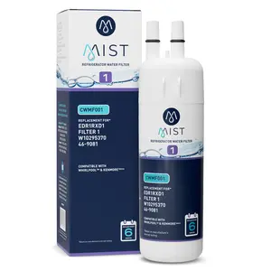 Mist EDR1RXD1 Replacement for Everydrop Filter 1 – Whirlpool WHR1RXD1 W10295370A, Kenmore 46-9081 Refrigerator Water Filter – NSF 42 & 372 Certified