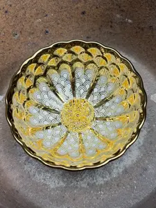 613 Golden Dragon Xiangyun White Edge Building Cup DB