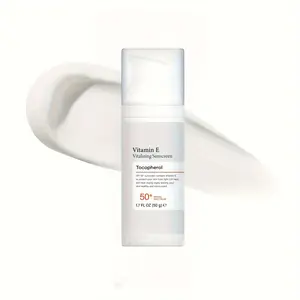 SPF 50 Vitamin E Sunscreen - Protects skin from harmful UV rays, moisturizing and repairing, refreshing non-greasy formula to prevent sun damage and aging