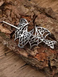 Vintage Gothic Bat Hair Clip, Duck Bill Hair Clips, Viking Celtic Style Punk Gothic Hair Accessory, Party Decoration, Valentine's Day Mother's Day Birthday Gift