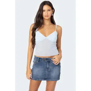 Serafina Sheer Mesh Tank Top