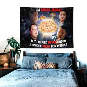 Fashionable and Humorous Sal Vulcano Unrealistic Clown Tapestry, Funny Tapestry, Wall Hanging, Aesthetic Room Decoration, Suitable for Living Room, Office, Party, Dormitory