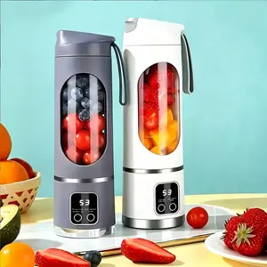 Best Portable Mini Juicer Blender｜2-in-1 Ice Crusher & Smoothie Maker for Juice, Shakes, Baby Food & Veggies, USB Rechargeable Easy-Clean Cup, Ideal for Home Dorm Office, Back-to-School & Practical Father’s Day Gift for Dad