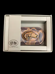 Zep-Pro Old School Camo Mag Clip Wallet - Bass