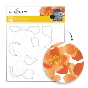 Whimsy Garden Simple Coloring Stencil (5 in 1)