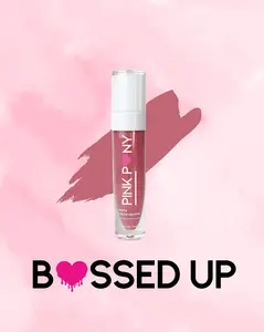 Pink Pony Bossed Up Liquid Lipstick - Long Lasting Mauve Pink Lipgloss for Flawless Makeup Look Glossy Cosmetic Formula