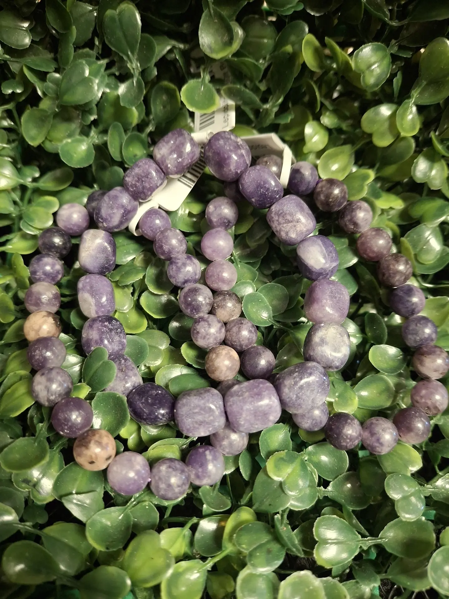 Lepidolite Bead Bracelet