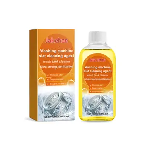 Jakehoe Washing Machine Tank Cleaner Automatic Washing Machine Cleaner Decontamination Liquid Wave Wheel Roller Clean