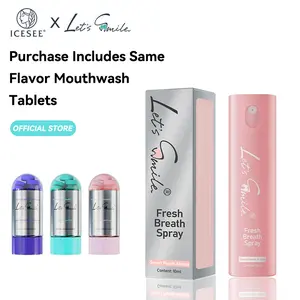 ICESEE Insta-Fresh Cool Mint Breath Spray – Pocket-Sized Power for Long-Lasting Confidence, Daily Oral Spray with Xylitol, Instant Tongue Freshening & Clean Mint Flavor-B#summerwins #dealsforyoudays