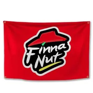 $7 Finna Nut Banner Flag Pizza Flag  3x5ft Premium Quality A Vibrant Colors For College Dorm Room Man