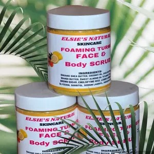 Foaming Turmeric Body scrub Organic essential