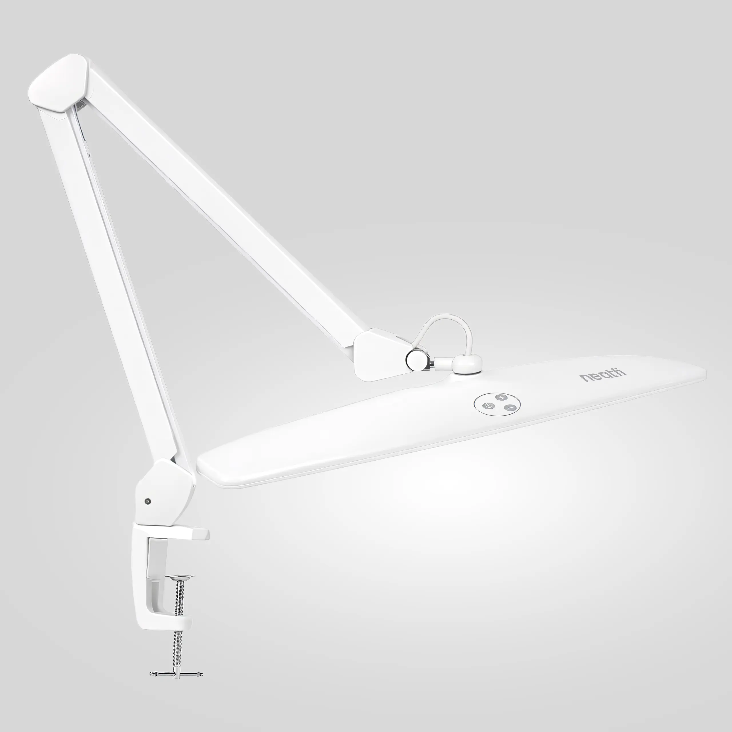 Neatfi Elite HD XL Desk Lamp – 1600 Lumens, 22” Wide Head, 6500K Daylight | Nonpolar Dimming, Adjustable | Office, Study & Home Workspace