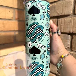 Turquoise spade tumbler Turquoise spade tumbler