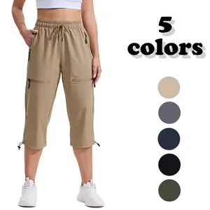 Womens Cargo Pants with 4 Pockets Lightweight Stretch Hiking Casual Summer Pant for Women Travel Outdoor joggers everyday womenswear
