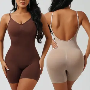 Backless Bodysuit Shapewear - Medium Compression for Smooth Silhouette & Everyday Layering
