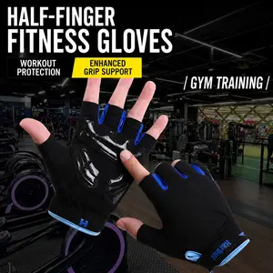Summer New Outdoor Cycling Gloves, Anti-Slip Breathable Half-Finger Gloves, Durable Fitness Gloves for Men and Women
