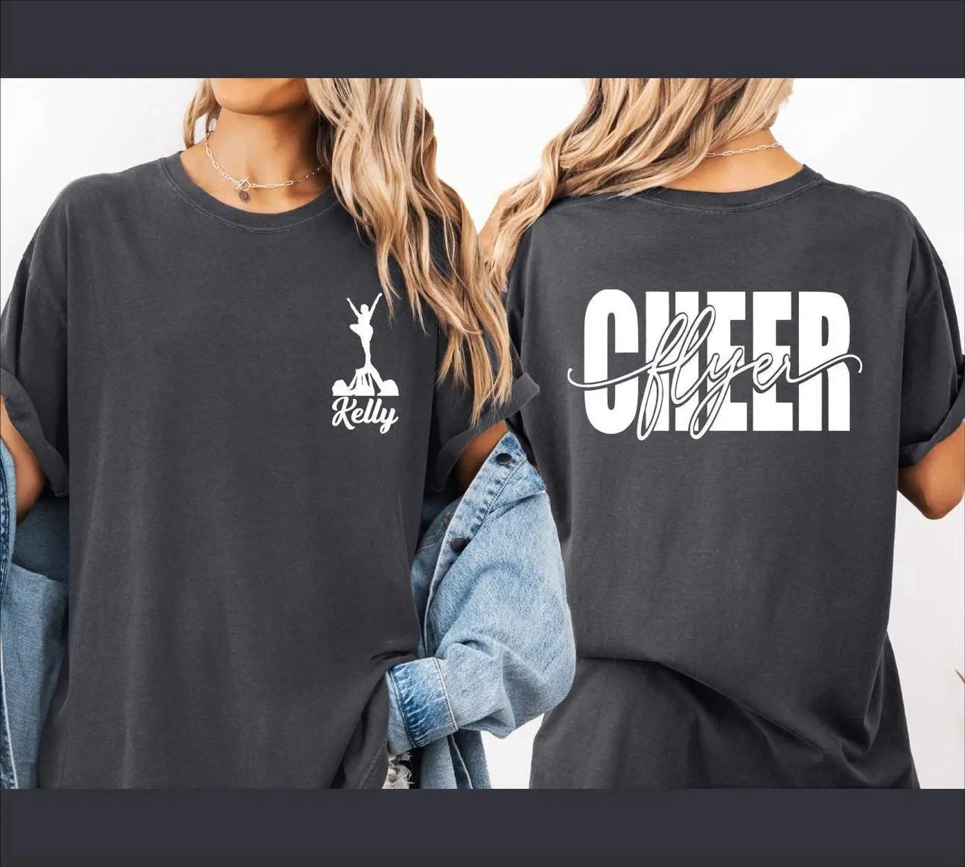 Custom Cheer Flyer Shirt, Custom Cheer Shirt, Cheerleader Flyer Tshirt, Cheerleading Shirt, Personalized Cheer Tee, Cheer Mom Shirt, BP