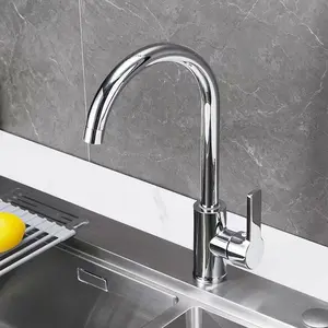 Kitchen Sink Faucet, 2 in 1 Cold & Hot Water Faucet, Kitchen Rotatable Sink Faucet, Stainless Steel Faucet, Rotatable Rotary Faucet