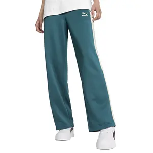 PUMA Womens Iconic T7 Straight Leg Pants Casual - Green
