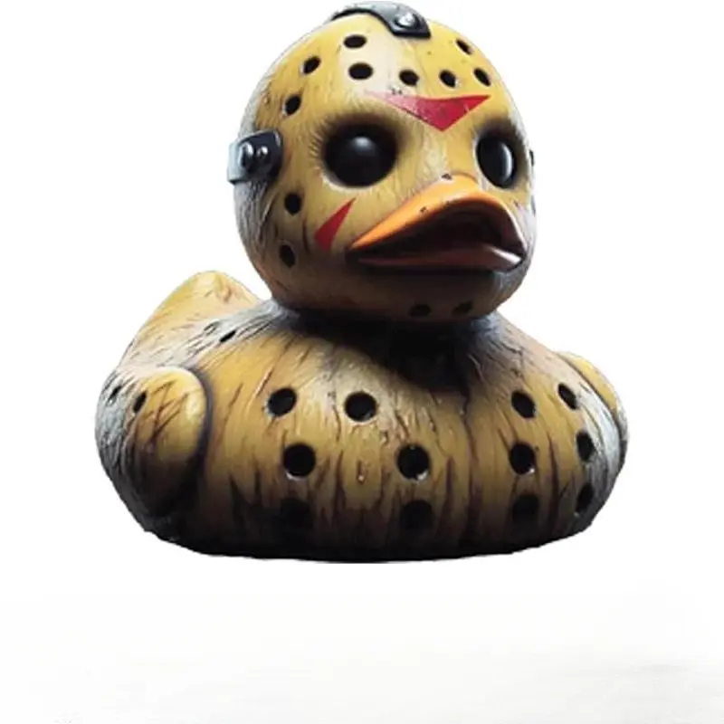 Classic Horror Movie Character Duck Unique Character Duck s Novelty Duck Ornaments Halloween Resin Ducks Decoration Horror