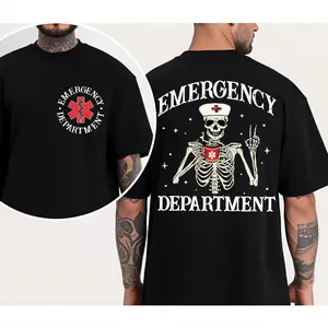 Emergency Department T-shirt, ER Nurse Skeleton Shirt, Funny ER Nurse T-shirt, Nursing Student T-shirt, Emergency Room Shirt, ED Team T-shirt