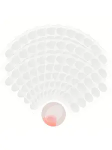 100pcs Ear Patches Earring Protectors, Ear Lobe Support Patches, Heavy Earrings Stabilizers, Large Earrings Support Patches, Earring Lift Patches, Ear Patches For Earrings, Soft Ear Patches