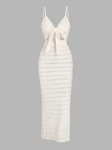 Women's Plain Bodycon Dress, Casual Fashion Spaghetti Strap Dress for Party Club Dating Wear, Ladies Spring & Fall Clothes