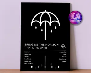 [Sale Up To 50% - No Shipping Fee] Bring Me The Horizon Poster, That's the Spirit Poster, Album Poster Prints, Wall Decor Posters, Album Cover, Metal Music Poster