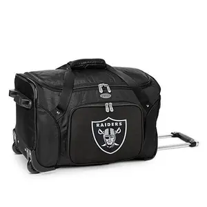 Football Fan Shop Officially Licensed NFL Las Vegas Raiders 22" Wheeled Duffel Bag Football Fan Shop Officially Licensed NFL Las Vegas Raiders 22" Wheeled Duffel Bag