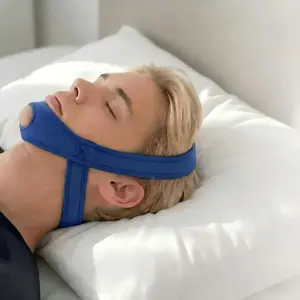 Frontloading Chin-Strap Support Forward-Oriented Jaw Posture While You Sleep
