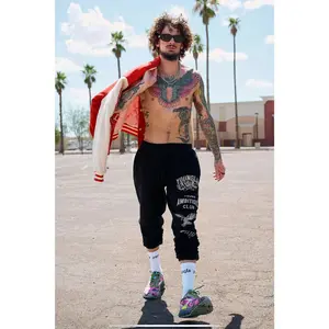 YoungLA SAVAGE. - The Immortal Joggers Comfortable Fit Thick High-Quality Fabric Highly Recommended Great Appearance Available in Different Colors and Sizes