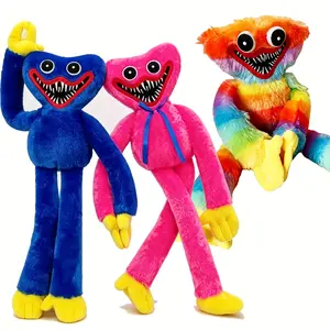 Poppy Playtime Huggy Wuggy Plush Toys 11 Inch Cute Monster Stuffed Plush Doll Soft Fluffy Plushie Pillow Gift for Kids Birthday Halloween