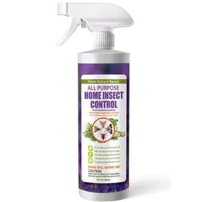 EcoVenger by EcoRaider All Purpose Insect Control 16 oz, Fleas, Fruit Flies, Gnats, Moths, Roaches, Spiders, Fast Kill, Lasting Prevention, Kill Eggs, Plant Extract Based & Non-Toxic, Child & Pet Safe