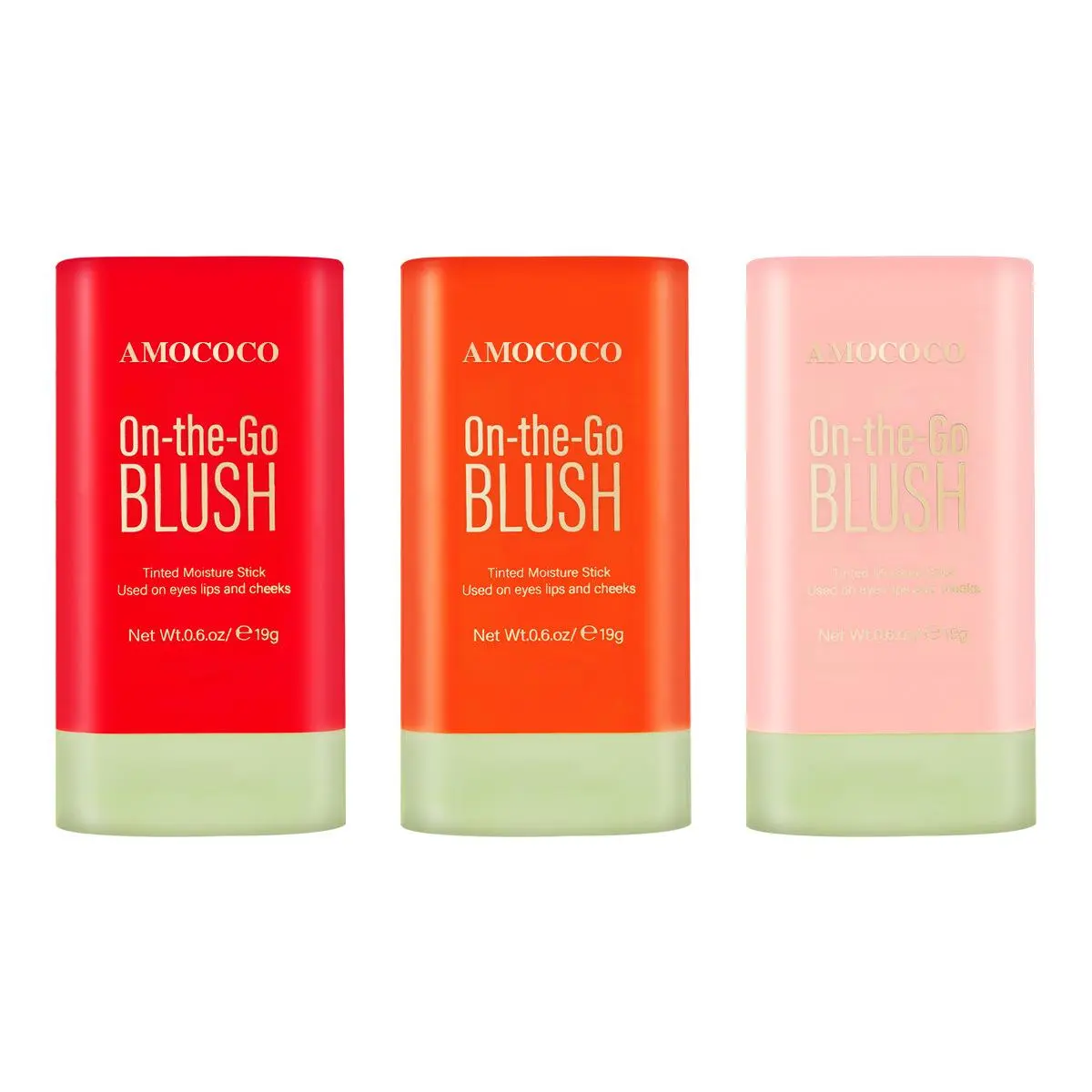 Amococo-BLUSH Tinted Moisture Stick for a Flawless Look Makeup Cosmetic