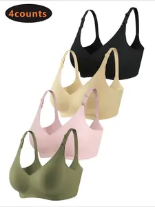 Women's Nursing Bra Set, Comfortable Maternity Sleepwear, Breastfeeding Support Bras, Soft & Breathable Design, Ideal for Daily Wear, Maternity Supplies