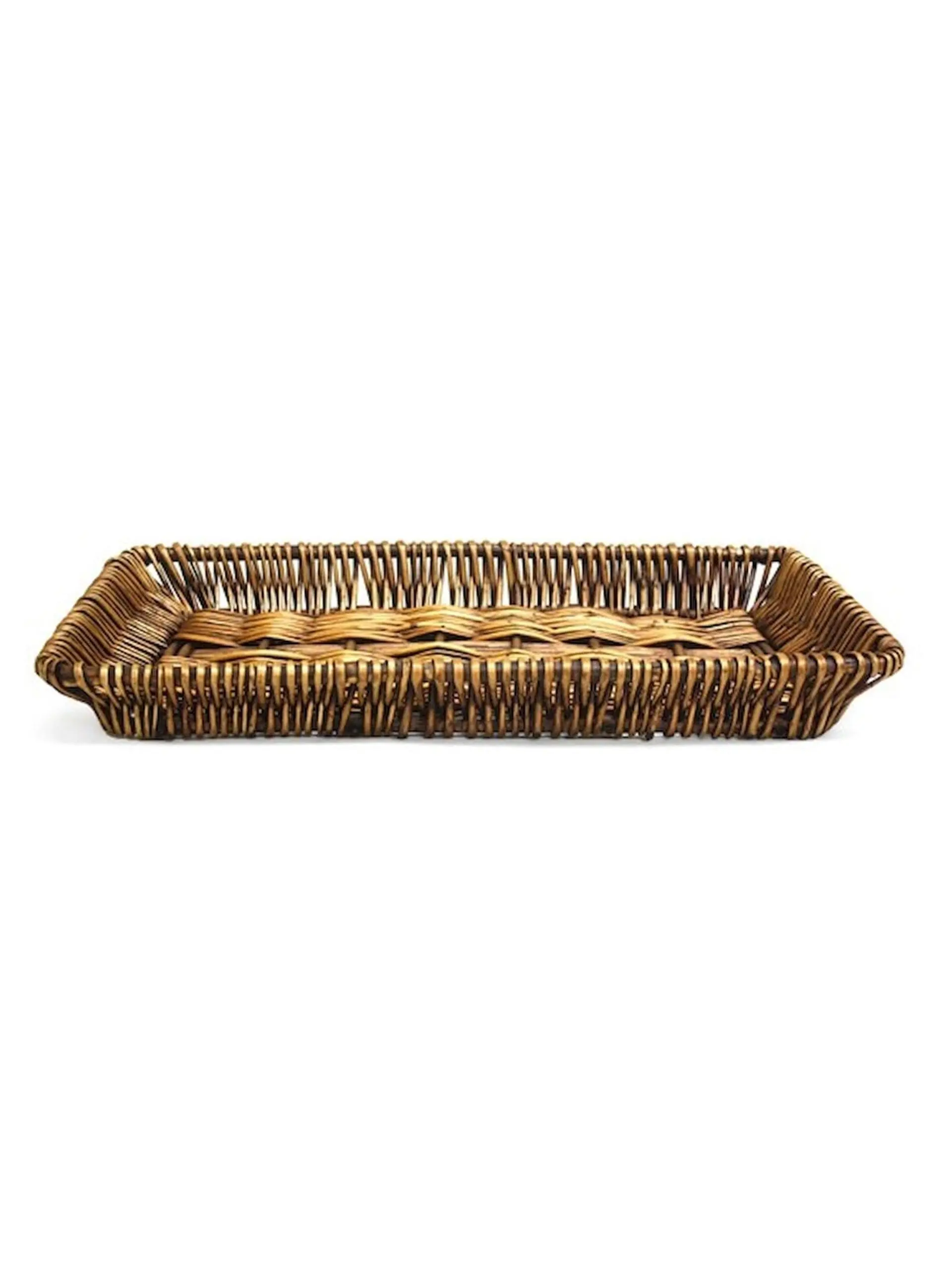 Mr. MJs Trading AI-5175-80 Dark Willow Large Rectangular Compartmentalized Display Tray, Crafted Look Decorative Colors Kitchenware & Tableware Tray, 2 lbs