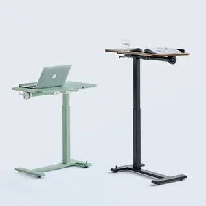 MUSSO AnyDesk D5 Mobile Standing Desk – Height Adjustable 68–108cm, Flippable 0–90° Work Surface, Portable & Ergonomic for Home Office & Bedside Use-A modern style